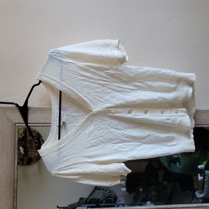 Short sleeve cardigan